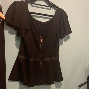 DIESEL PEPLUM TOP